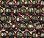 Dark Amethyst 4mm Faceted Round Glass Beads